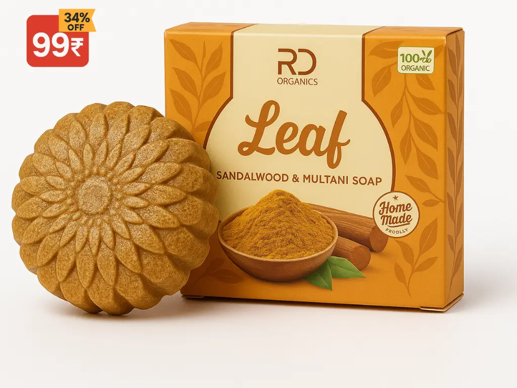 Leaf Sandalwood Multani Soap